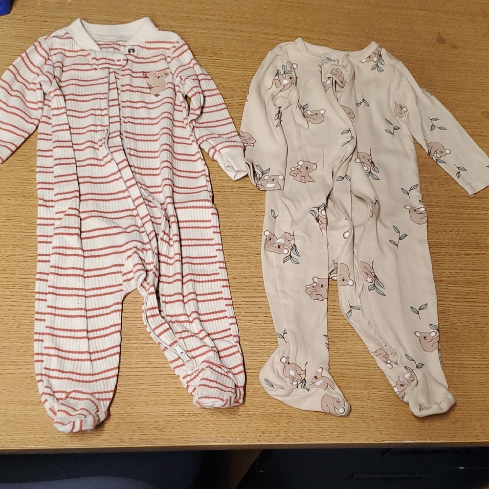 Carter's Koala Print Baby Footed Pajamas Set